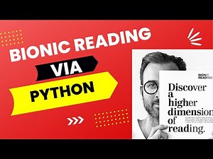 Implementing Bionic Reading API in Python