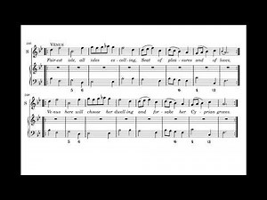 Fairest Isle (King Arthur - H. Purcell) Score Animation