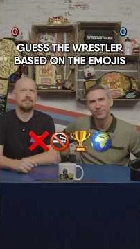 🤼‍♂️ Guess The Wrestler Based On Emojis #WWE #AEW #Wrestling #Challenge #Game #GuessTheWrestler