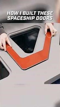 How I Made Starship Style Office Doors!