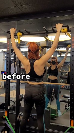 I've made so much progress in just 2 months! I know my form still needs work but it's soo much better than it was. I just started working out routinely in January for the first time in my entire life 🫣 I never thought I'd be so stoked to go to a gym - but @itsliftyboi and the team at Han Training has really cultivated such a beautiful, cool space to learn & grow. I'm really proud of where I am and excited for where I'm headed!! thanks for being a part of my journey 🥰 #gymtransformationgirls