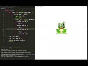 MOVER UNA IMAGEN A TRAVEZ DEL TECLADO CON PYGAME | animación de imágenes con Python