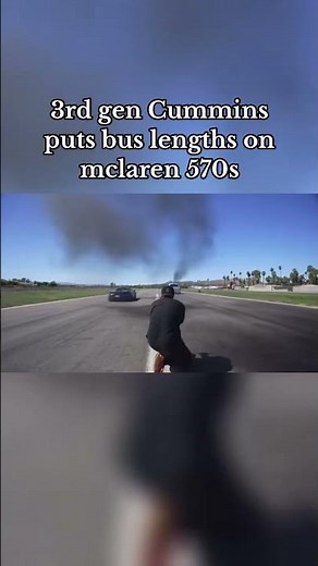 Diesel Power: Modified Truck Dominates Luxury Sports Car in Drag Race#DragRace