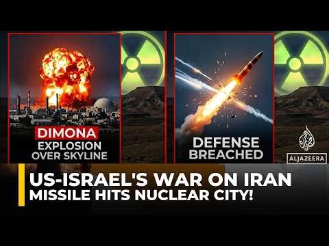 Missile hits Israel’s nuclear city Dimona | 50+ injured in major strike