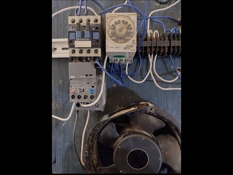 ARRANQUE Y PARO CON TEMPORIZADOR #electromecanica #contactor #controlelectrico #timer #relay