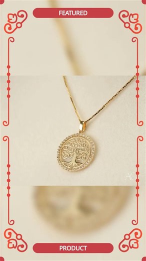 🌳 This pendant is roots-deep in elegance! Unveil the beauty of your journey with the **Eternal Roots: Tree of Life Pendant**! Crafted in solid 18K gold, this exquisite piece symbolizes growth, strength, and connection 🌟. Designed by our skilled artisans, its intricate detailing and warm hue make it the perfect accessory for any occasion 💖. Wear it to elevate your everyday look or let it shine during special moments, and feel the confidence it inspires ✨. Only a limited number available for $4
