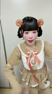 Special costume for Mamuchi's birthday celebration!! It's Oguma Minisuke!! 🐻‍🧡Happy birthday Mamu...