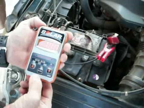 Solar Automotive Battery Tester