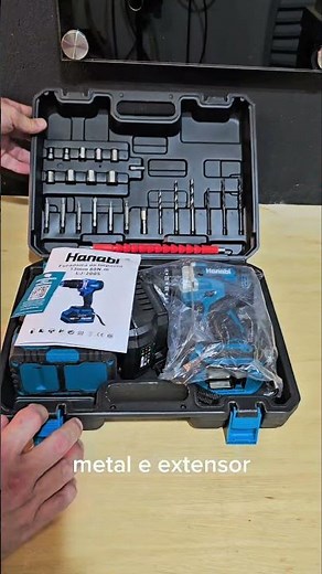 Hanabi 21V LJ2005: unboxing #marcenaria #hanabi #ferramentas #review #parafusadeira