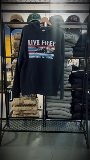 'Tis the Season for Hoodies! We have your local, one-of-a-kind Ridgecrest hoodies available at the California Welcome Center - Ridgecrest. On sale now through December 31st. 📍880 N. China Lake Blvd. Ridgecrest 📆Open 10am-5pm, 7 days a week | Go Ridgecrest - Tourism, Filming, & California Welcome Center