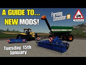 A Guide to... NEW MODS! Tuesday 15th January 2019. Farming Simulator 19, PS4. Assistance!
