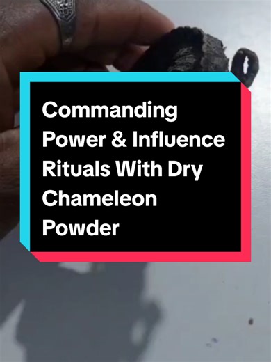Mastering Influence with Dry Chameleon Powder