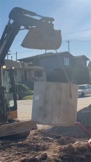 Sanitary & Storm Manhole Installation#sanitary #storm #construction #builder #canada #vancouver