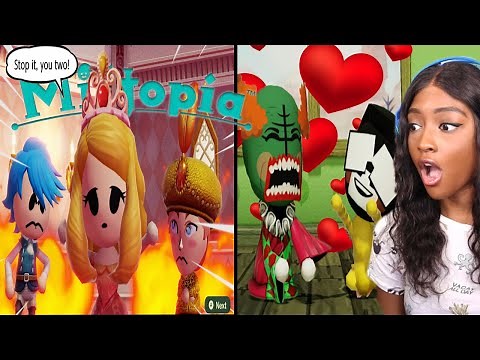 SENPAI AND BOYFRIEND IS FIGHTING FOR GIRLFRIEND??!! TRICKY X TANKMAN IS BACK!! | Miitopia [6]