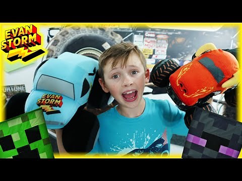 Monster Truck Toys Guessing Challenge & Halloween Minecraft In Real Life