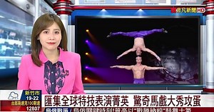 匯集全球特技表演菁英 驚奇馬戲大秀攻蛋