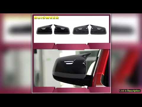 For Mitsubishi Lancer X 10 EX EVO 20082016 Side Door Rearview Mirror Cover Cap Trim Shell Sticker