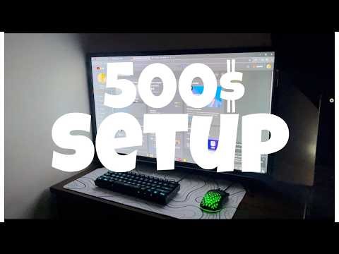 Set up from a 13 year old small youtuber (500$+)