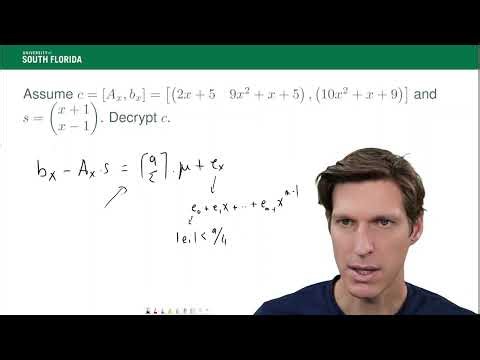 How to decrypt a Module-LWE ciphertext