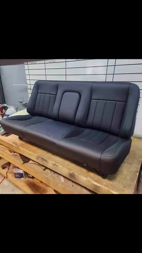 Custom Upholstered Bench Seat for Chevy Silverado
