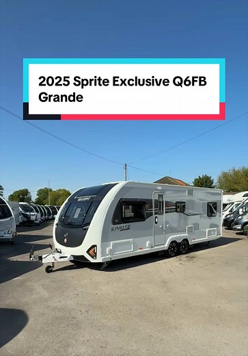 2025 Sprite Exclusive Q6FB Grande Caravan - Torksey Caravans