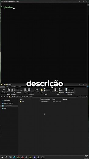 COMO RENOMEAR PASTAS PELO CMD #cmd #windows #prompt
