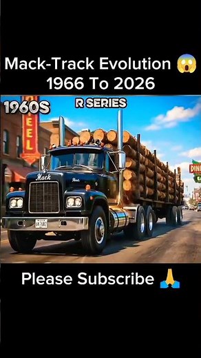 Mack Truck Evolution 🚛 | From 1900s to Modern Power 💪 #Shorts