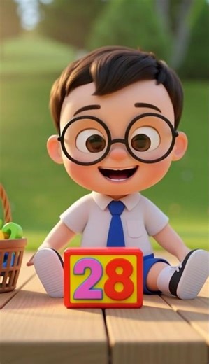 Counting 28 Made Easy 🎉 | Kids Learning Shorts