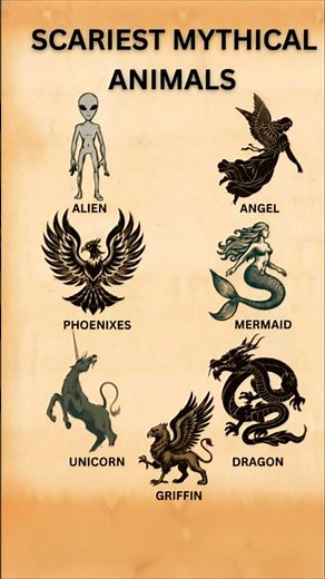 The rarest and strangest mythical creatures in history 🤯 Pt 1