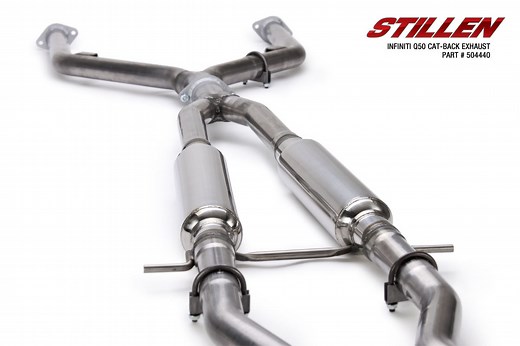 2014-15 Infiniti Q50 3.7L STILLEN Cat-Back Exhaust System