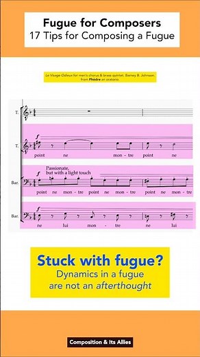 Fugue Composition | 17 Tips for Composing a Fugue, Tip # 15 #composition #composer