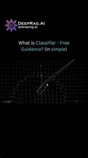 DeepRag.AI on Instagram: "🎨 The Secret Behind Stunning AI Art... Classifier-Free Guidance Explained 🤯 Ever wondered how AI art generators like Stable Diffusion, Midjourney, or DALL·E manage to perfectly balance your prompt with artistic creativity? 🤔 That magic comes from a powerful technique called Classifier-Free Guidance (CFG). Here’s how it works 👇 When an AI model generates an image, it can do it with your prompt (guided) or without it (unguided). CFG compare