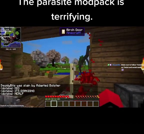 Really intense modpack!!! #twistedanomaly #minecraft #smallstreamer #jameskii