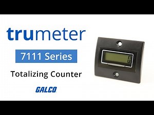 Trumeter 7111 Series Electric Totalizing Counter