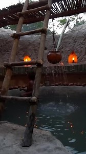 5.7K views · 118 reactions | Dig to build most amazing secret underground house and natural swimming pool | Primitive Unique Tool | Facebook
