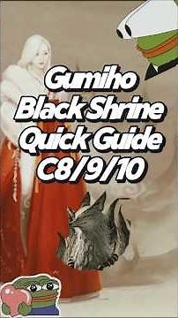 BDO | Gumiho Calamity 8/9/10 Guide | Black Shrine #blackdesertonline #bdopve #bdoguide #bdoshorts