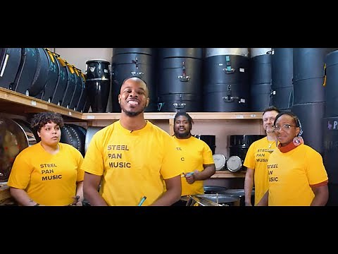 I can't help falling in love with you - Elvis Presley. Steel Pan tutorial. How to Play Steel Pan.