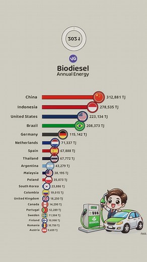 69K views · 356 reactions | The Largest Biodiesel Producers | VGraphs | Facebook