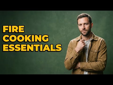 What basic utensils are essential for fire cooking?