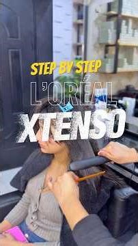 Step-by-Step Tutorial | L’Oreal X-TENSO 🔥 #hairtransformation #youtubeshorts #shorts