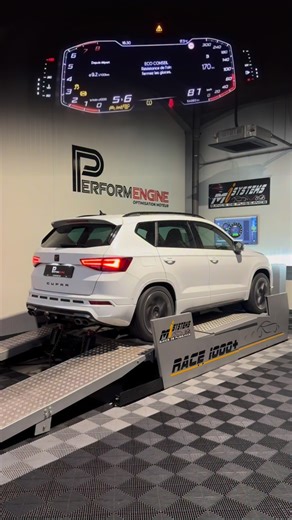 Performengine on Instagram: "🚗 Cupra Ateca VZ 4Drive 2.0 TSI 300ch : 📉 Origine : 300ch - 400Nm 📈 Stage 1 : 383ch - 508Nm 📈 Gains : +83ch +108Nm ⚙️ Stage 2 TCU 🔧 Nos services : Vente & installation de pièces performance Reprogrammation moteur & boîte automatique Passage au banc de puissance 🛒 shop.performengine.be Pour plus d’informations : 📩 info@performengine.be 📲 065/70.02.26 📍Rue du Grand Courant 4A/4, 7033 Cuesmes 🌍 Zoning de Cuesmes, Belgique 👉 Un projet performance ? Contactez-n