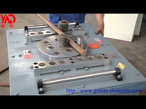 GW40/GW50 Rebar Bender/Steel Bar Bending Machine Video
