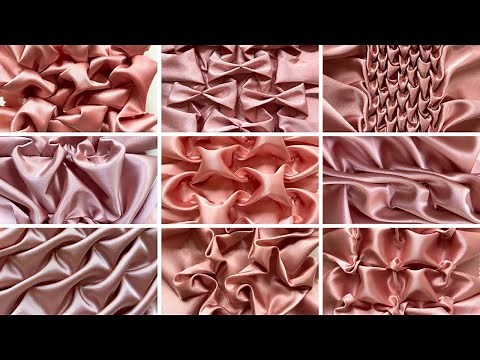 9 SMOCKING DESIGNS | Canadian Smocking Patterns | Fabric Manipulation | Didsbury Art Studio