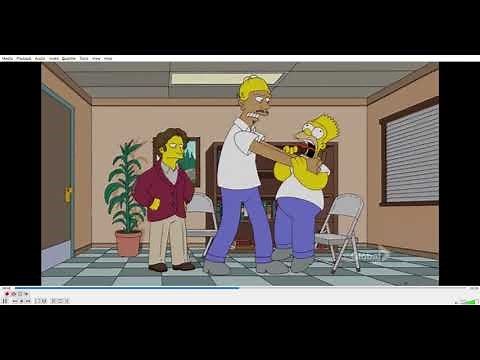 The Simpsons Season 22 Episode 17 - Kareem Abdul Jabbar chokes Homer in Therapy.