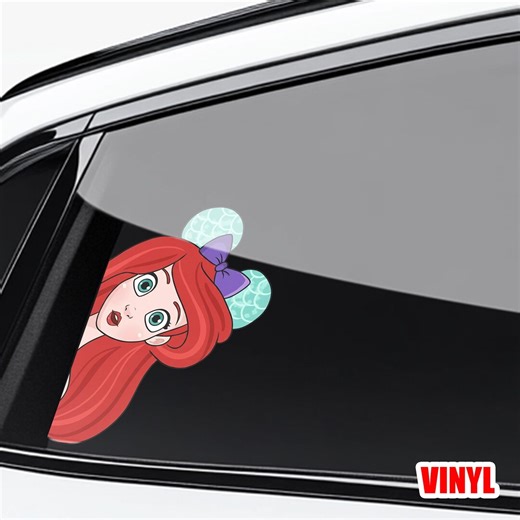 Disney Princess Inspired Cruise Sticker , Cinderella Belle Rapunzel Disney Girl Trip Sticker , Window Bumper Sticker,peeker Sticker G6GK07-8 - Etsy