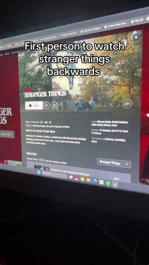 Watch Stranger Things Season 5 in Reverse