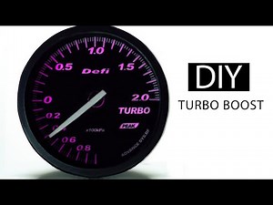 DIY Arduino TURBO BOOST GAUGE For Sim Racing