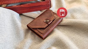 Small Wallet Pattern PDF Minimalist Printable DIY Pattern - Etsy