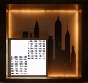 2 sets Black Cinematic Lightbox Replacement Letters & Numbers Signs Black for A4 Light Up Letter Box Sign Message Board, Presentation Boards 65.4x35mm (LED Light Box is NOT Included)