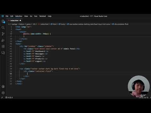 Creating a Admin Dashboard #html5 #coding #webdesign #programming #bootstrap #bootstrap5 #dashboard